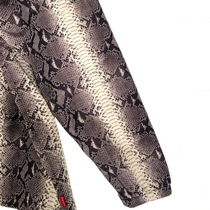 SUPREME シュプリーム 18SS THE NORTH FACE ノースフェイス Snakeskin Taped Seam Coaches Jacket スネークスキン テープドシーム コーチジャケット ブラック NP11803I Size L 福生店