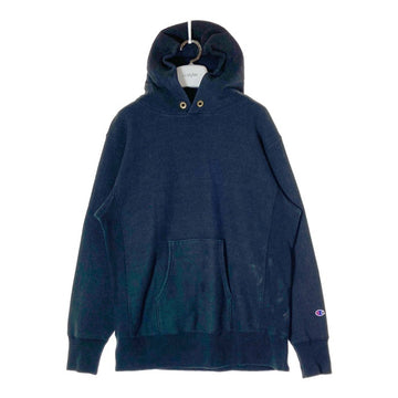 CHAMPION チャンピオン C3-W102 リバースウィーブ プルオーバー スウェットパーカー 復刻青タグ ブラック sizeXL 瑞穂店