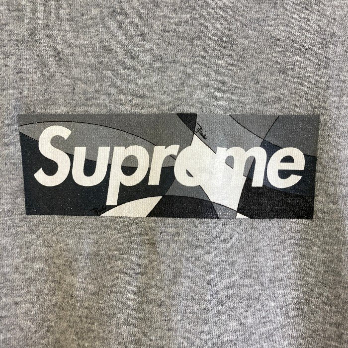 Supreme シュプリーム 21SS Emilio Pucci  Box Logo Tee エミリオプッチ ボックスロゴ Tシャツ グレー sizeL 瑞穂店