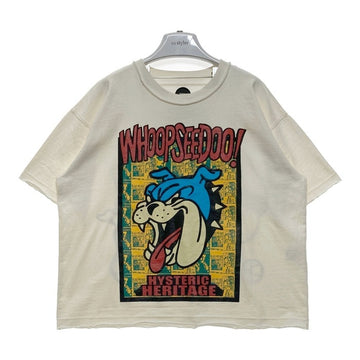 Circle Heritage サークルヘリテージ HG×CH bulldog s/s tee ヒステリックグラマー ブルドッグ 半袖Tシャツ ホワイト 2302HG07 Size M 瑞穂店
