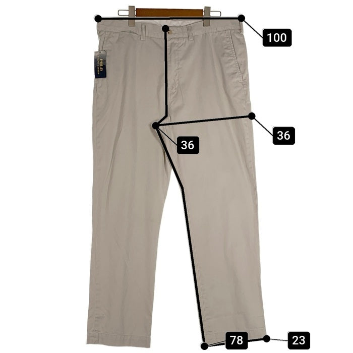 POLO RALPH LAUREN ポロ ラルフローレン THE POLO CHINO ザ ポロ チノ ツイル パンツ ベージュ Size 38/32 福生店