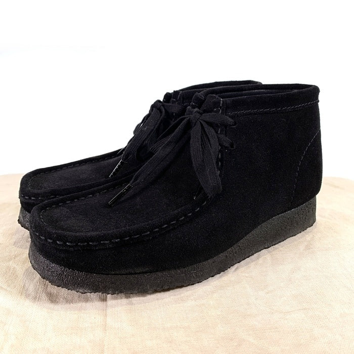 CLARKS クラークス Wallabee Boots ワラビーブーツ ブラックスウェード US8 1/2 (26.5cm) 福生店