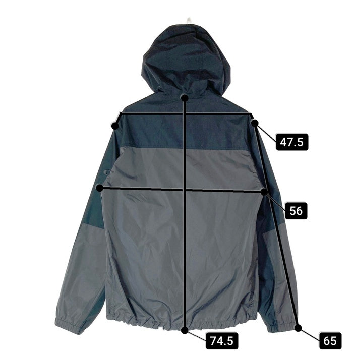 COACH コーチ F75707 Rain Reactive Windbreaker フード付きジャケット ウィンドブレーカー グレー sizeM 瑞穂店