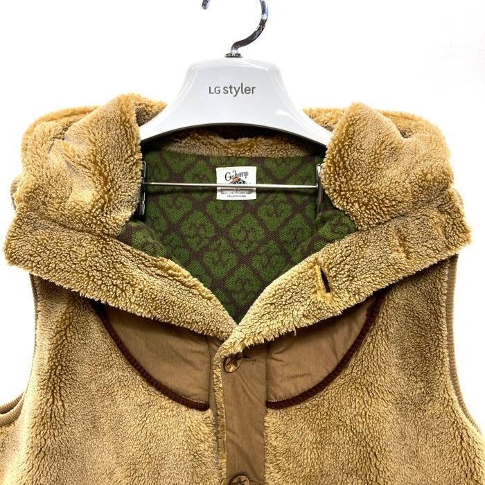 Gohemp ゴーヘンプ フード付きベスト ブラウン sizeS 瑞穂店