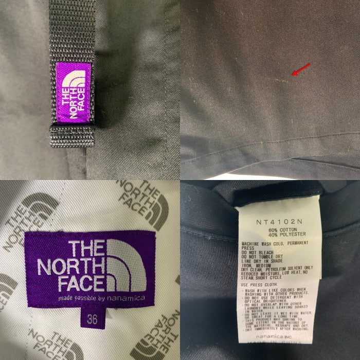 THE NORTH FACE PURPLE LABEL ノースフェイス パープルレーベル Stretch Twill Shorts ストレッチ ツイル ショーツ ブラック NT4102N Size 36 福生店
