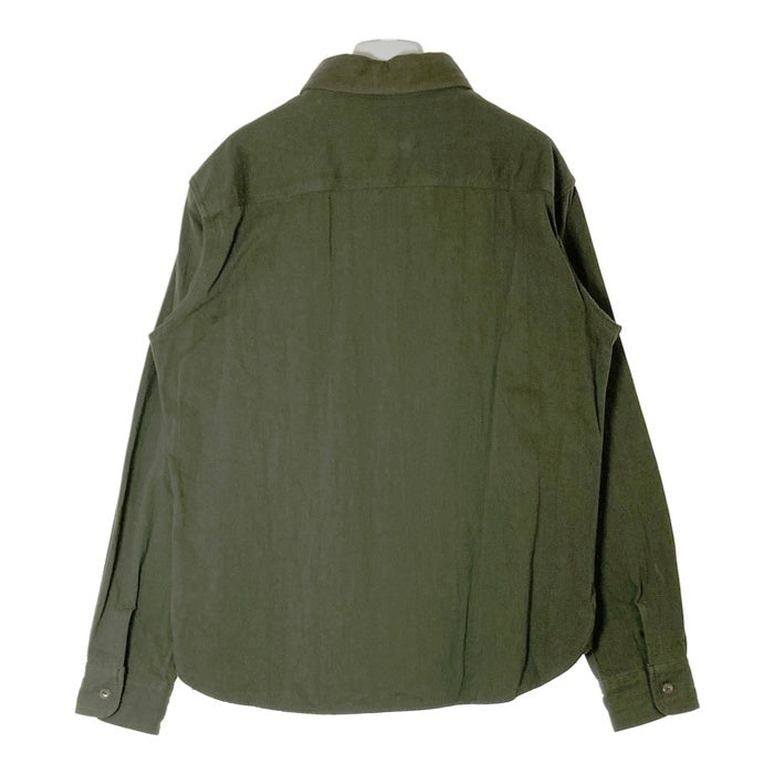 UES ウエス コットン ムラサテン ワークシャツ オリーブ size4 瑞穂店