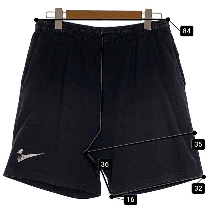 Warren Lotas ウォーレンロータス コットン ショーツ ショート ハーフパンツ ブラック USA製 Size L 福生店
