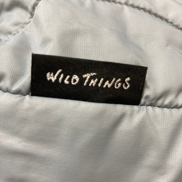 WILD THINGS ワイルドシングス リバーシブル キルティングジャケット 中綿 プリマロフト ブラック グレー WT001N Size M 瑞穂店