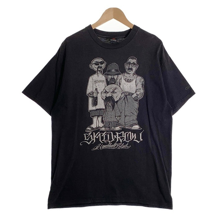 00`s Stussy ステューシー Mr.Cartoon ミスターカートゥ-ン CUSTOMADE S/S T Shirts 半袖 Tシャツ ブラック L 福生店