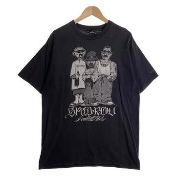 00`s Stussy ステューシー Mr.Cartoon ミスターカートゥ-ン CUSTOMADE S/S T Shirts 半袖 Tシャツ ブラック L 福生店