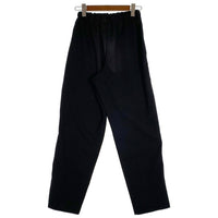 Nenuphar ネニュファール 20-21 A/W PANTS  コットン ウール ポリエステル -妄想- イージー スラックス パンツ ブラック HFPA02 Size 00 (68〜102cm )（ゴム、紐調節可能） 福生店