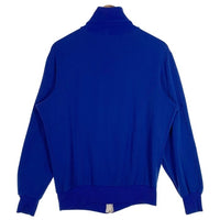 70's adidas アディダス トラックジャケット トレフォイル 刺繡ロゴ ブルー Size L 福生店