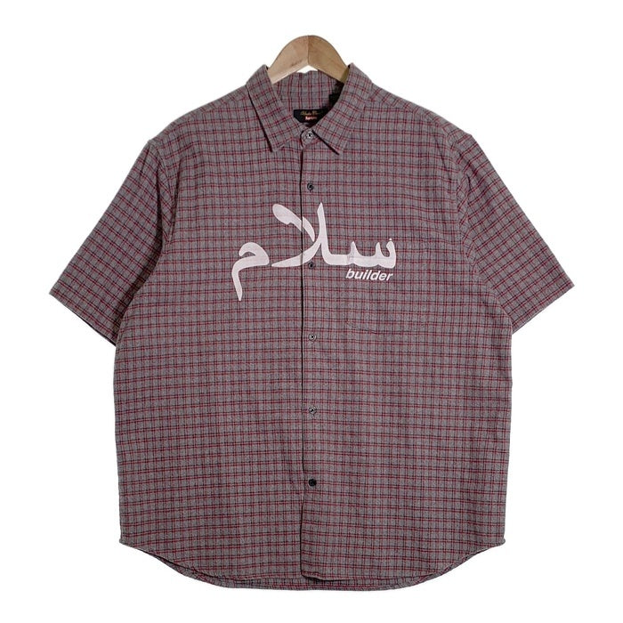 SUPREME シュプリーム 23SS UNDERCOVER アンダーカバー S/S Flannel Shirt ショートスリーブ フランネルシャツ プリント グレー チェック Size L 福生店