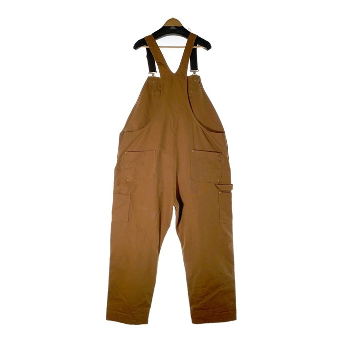 Carhartt カーハート R01 Relaxed Fit DUCK BIB OVERALLS リラックスフィット ダック オーバーオール ブラウン 1027776 211 Size 46×30 福生店