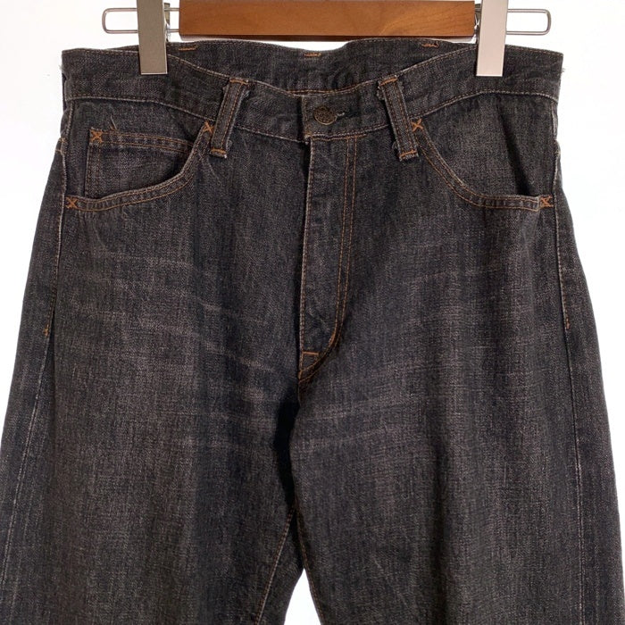 TENDERLOIN テンダーロイン ジッパーフライ ブラックデニムパンツ ジーンズ テーパード 赤耳 TALON Size 32 福生店