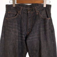 TENDERLOIN テンダーロイン ジッパーフライ ブラックデニムパンツ ジーンズ テーパード 赤耳 TALON Size 32 福生店