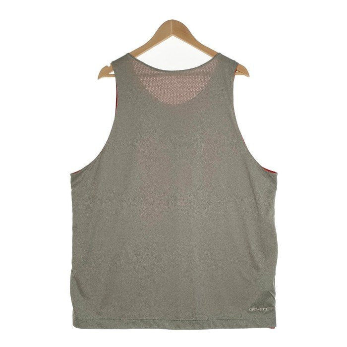 NIKE ナイキ リバーシブル タンクトップ ゲームシャツ グレー レッド メッシュ DQ5732-657 Size 3XL 福生店