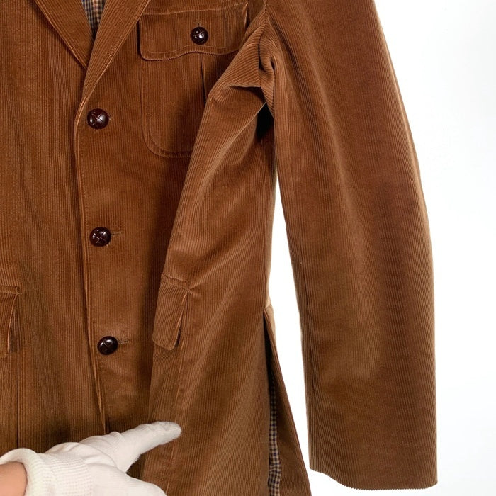 Brooks Brothers ブルックスブラザーズ コーデュロイ 3B テーラードジャケット ブラウン カジュアル Size L 福生店