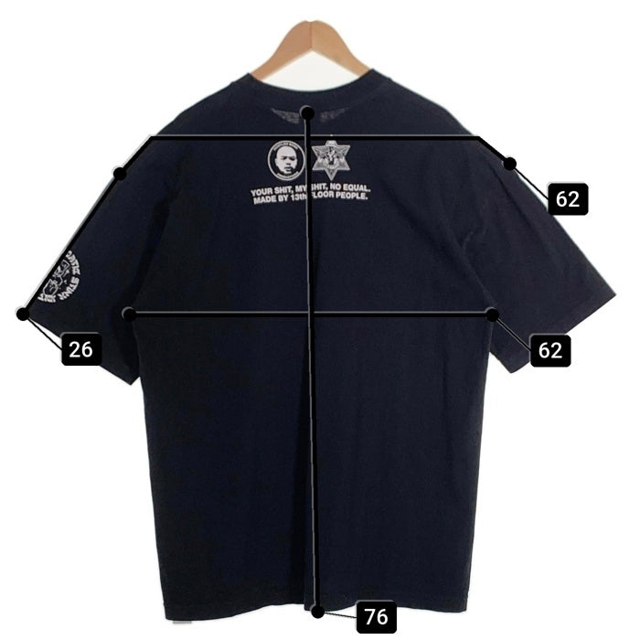 J.S.F ジェシーズショップ 10th Anniversary BUDDHA BRAND ブッダブランド コラボ プリントTシャツ ブラック Size XL 福生店