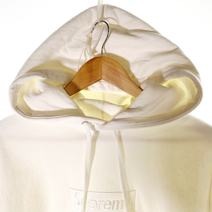 SUPREME シュプリーム 23AW Box Logo Hooded Sweatshirt ボックスロゴ プルオーバー フーディー パーカー ホワイト Size M 福生店