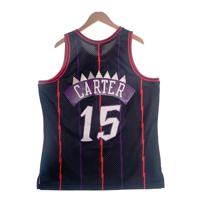Mitchell&Ness ミッチェルアンドネス NBA トロント・ラプターズ Swingman Jersey スイングマンジャージー ヴィンス・カーター ゲームシャツ タンクトップ ブラック Size XL 福生店