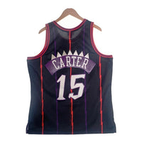 Mitchell&Ness ミッチェルアンドネス NBA トロント・ラプターズ Swingman Jersey スイングマンジャージー ヴィンス・カーター ゲームシャツ タンクトップ ブラック Size XL 福生店