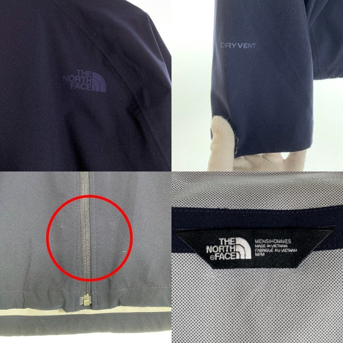 THE NORTH FACE ノースフェイス Allproof Stretch Jacket オールプルーフ ストレッチジャケット ポリエステル DryVent ネイビー ブルー NF0A3SNW Size M 福生店