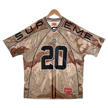 SUPREME シュプリーム 20AW Paneled Football Jersey パネルドフットボールジャージ トップ デザートカモ Size XL 福生店