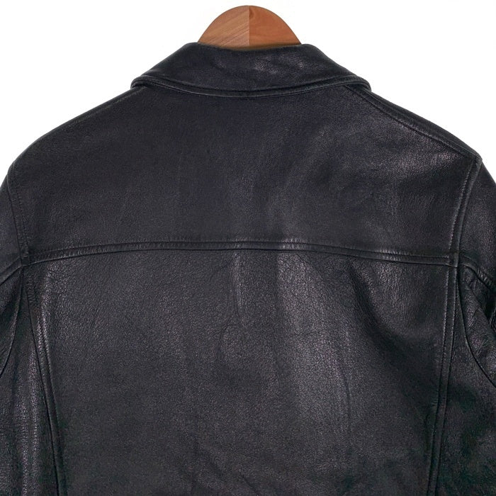 70`s 80`s Pinet Maitre tailleur ピネ メートル タイユール フランス軍 パイロット レザージャケット ブラック Size M相当 福生店