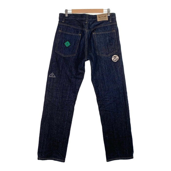 STUSSY ステューシー ROUGH&RUGGED DENIM マルチワッペン ストレートデニムパンツ インディゴ Size 32 福生店