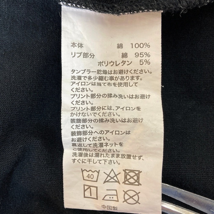 Supplier サプライヤー ストーン×プリント Tシャツ ブラック sizeL 瑞穂店