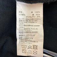 Supplier サプライヤー ストーン×プリント Tシャツ ブラック sizeL 瑞穂店