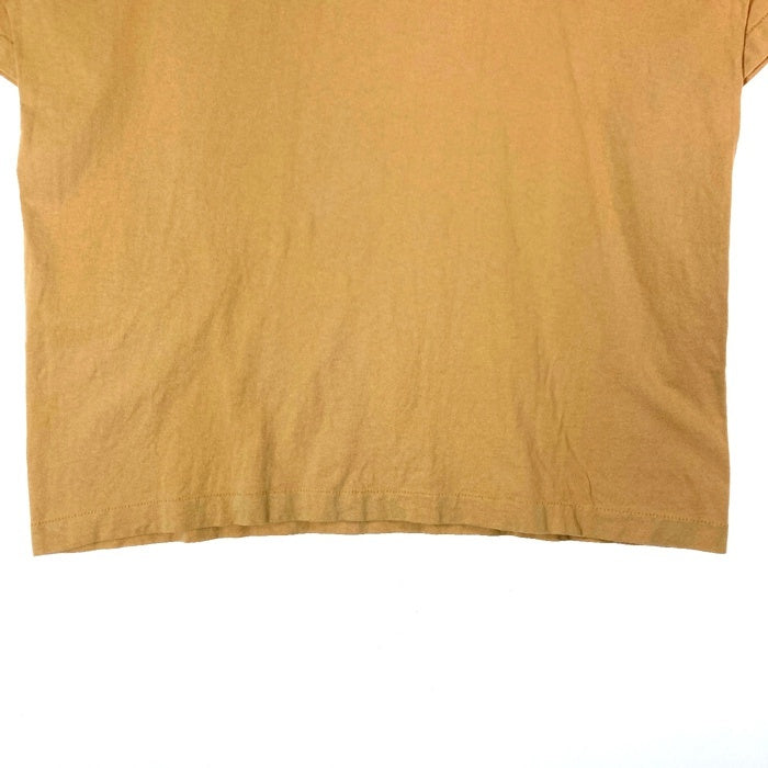 STUSSY ステューシー オールド 黒タグ ロゴ おじさん 両面プリント Tシャツ ベージュ sizeXL 瑞穂店