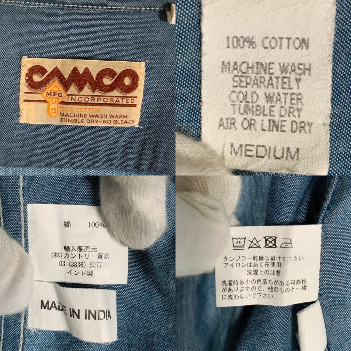 CAMCO カムコ コットン 長袖 シャンブレーシャツ グレー Size M 福生店