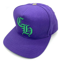 CHROME HEARTS CH BaseBall Hat トラッカーキャップ スナップバック パープル グリーン 福生店