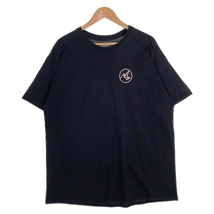 MASSES マシス プリントTシャツ ブラック Size XL 福生店