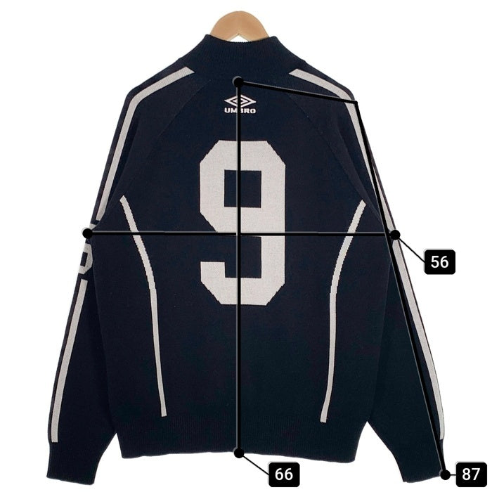 SUPREME シュプリーム UMBRO アンブロ Zip Sweater ジップアップ セーター ブラック Size M 福生店