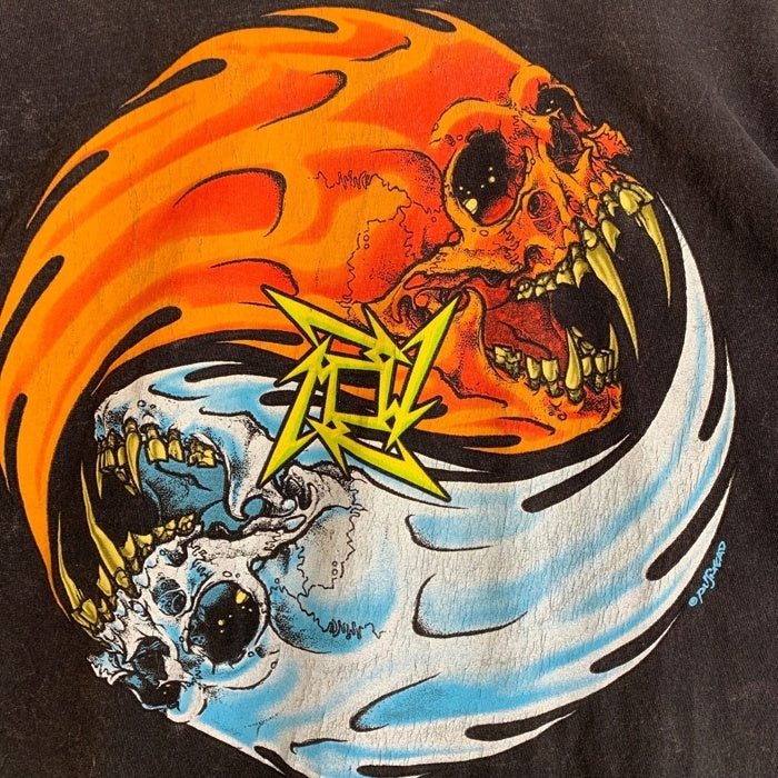 METALLICA メタリカ Pushead パスヘッド プリント 半袖 Tシャツ 2018コピーライト Bravado ブラック Size XL 福生店