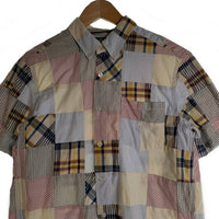 00's STUSSY ステューシー 半袖 ボタンダウンシャツ マルチカラー Size M 福生店