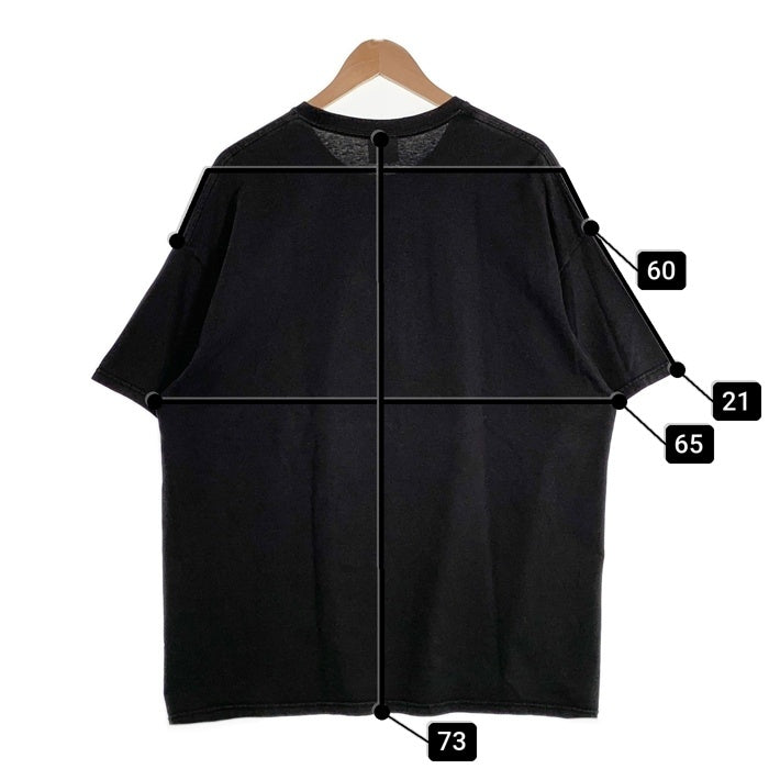 00's THREE MILE PILOT スリーマイルパイロット 僧侶プリントTシャツ ブラック Hanes2枚タグ Size 2XL 福生店