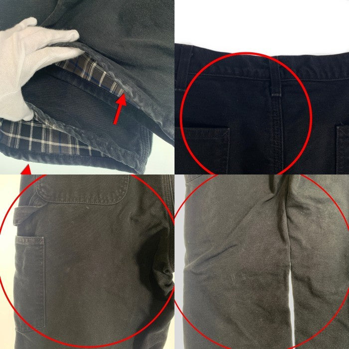 CARHARTT カーハート ダック ブランケットライナー ペインターパンツ ブラック B111 BLK メキシコ製 Size 36×32 福生店