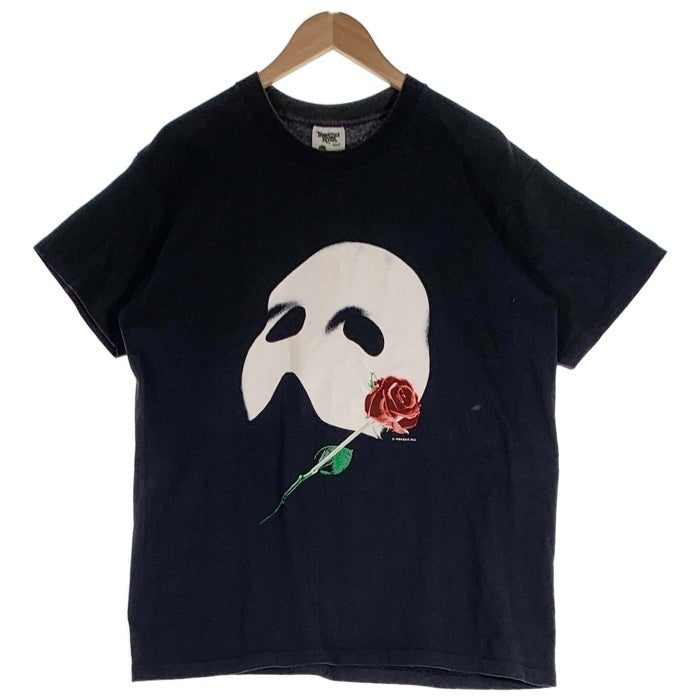 80's The Phantom of the Opera オペラ座の怪人 蓄光 半袖 Tシャツ ブラック USA製 Size L 福生店