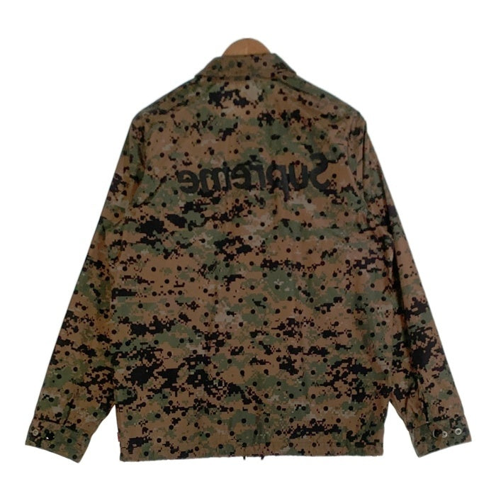 SUPREME シュプリーム COMME des GARCONS コムデギャルソン 13SS Dot Camo Mirror Logo Coaches Jacket ドット カモ ミラー ロゴ コーチ ジャケット デジカモ Size M 福生店