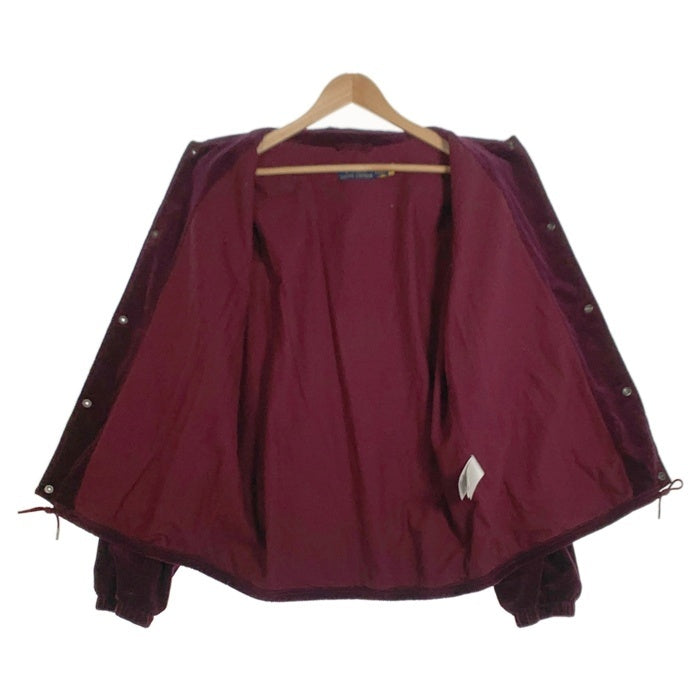 POLO RALPH LAUREN ポロラルフローレン CORDUROY COACH JACKET コーデュロイ コーチジャケット バーガンディー Size L 福生店