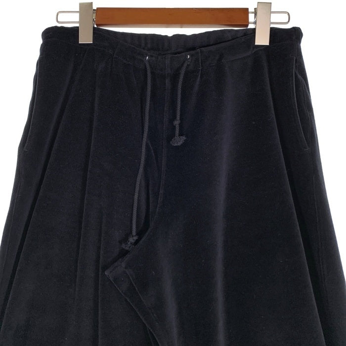 NASTOYS ナストイズ Velor Track Pants ベロアトラックパンツ イージー ブラック Size M 福生店