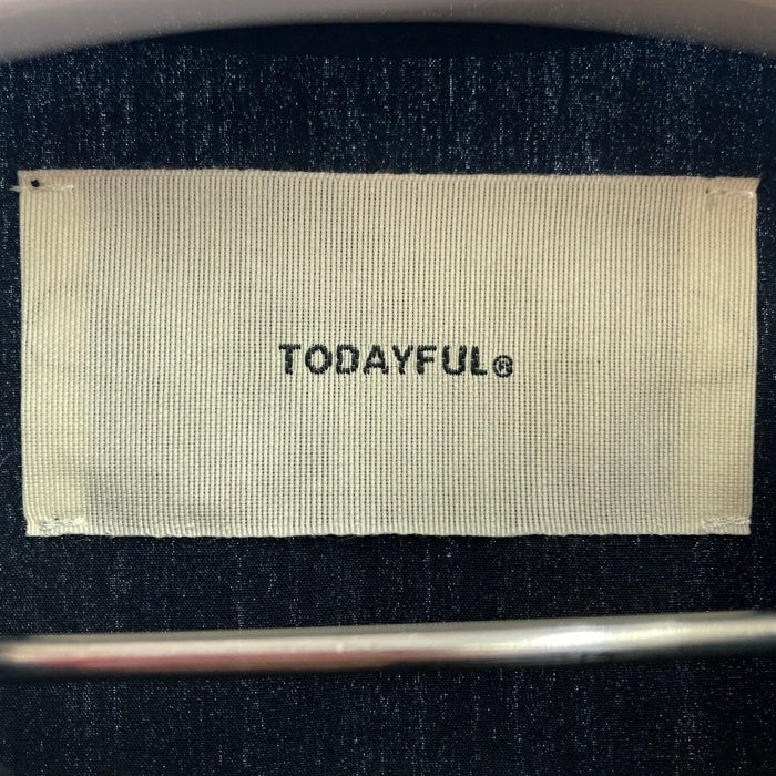 TODAYFUL トゥデイフル 20AW Quilting Shirts Dress スタンドカラーシャツワンピース ブラック 12020328 Size 36 瑞穂店