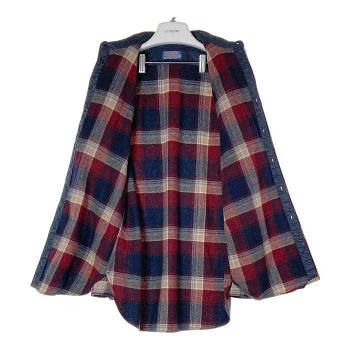 PENDLTON ペンドルトン 70s チェック ウールシャツ レッド sizeM