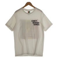 WACKO MARIA ワコマリア 24FW CHET BAKER SINGS WASHED HEAVY WEIGHT CREW NECK T-SHIRT チェットベイカー 半袖 Tシャツ ホワイト Size L相当 福生店