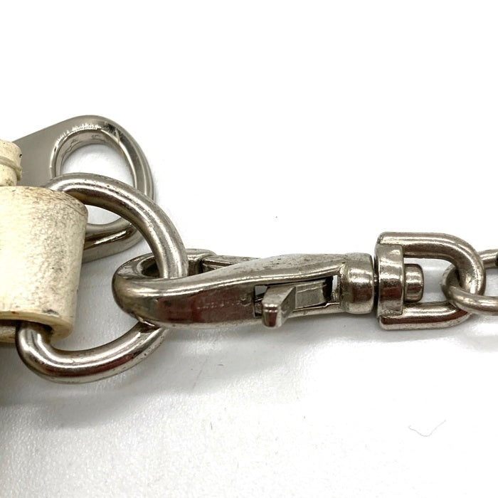 BURBERRY BLUE LABEL バーバリーブルーレーベル コイン パスケース チャーム ホワイト マルチ 瑞穂店