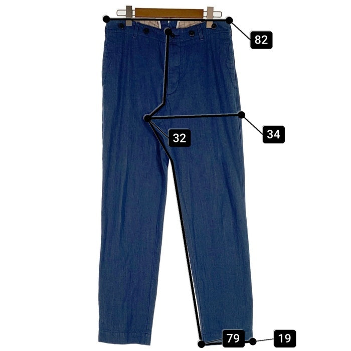 JELADO ジェラード COPANO コパノ インディゴネップデニム ワークトラウザーパンツ ネイビー シンチバック JC-1021 Size L 福生店
